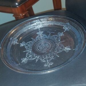 vintage 40's - 50's Fire King pie plate Philbe design